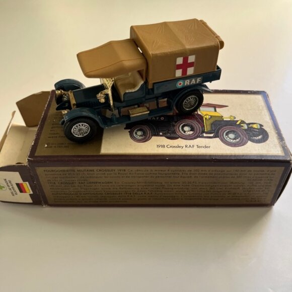 1918 Crossley RAF Tender MATCHBOX Models of Yesteryear Lesney Products 1973 Box - Picture 1 of 16